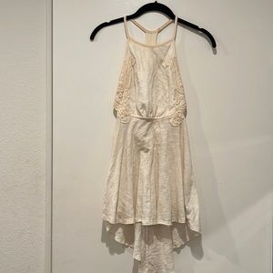 Free people cream boho dress